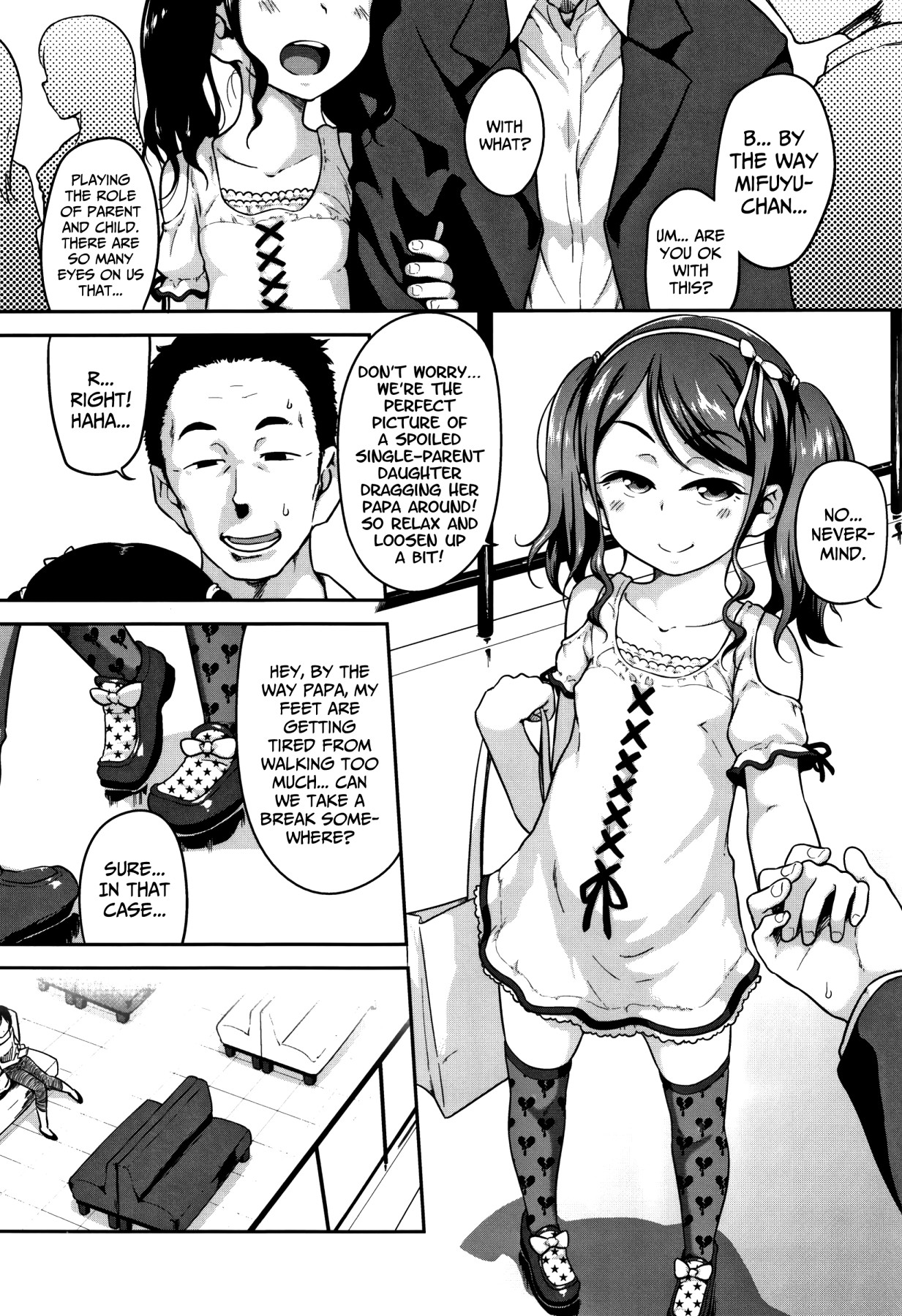 Hentai Manga Comic-We're Father and Daughter, Aren't we...?-Read-2